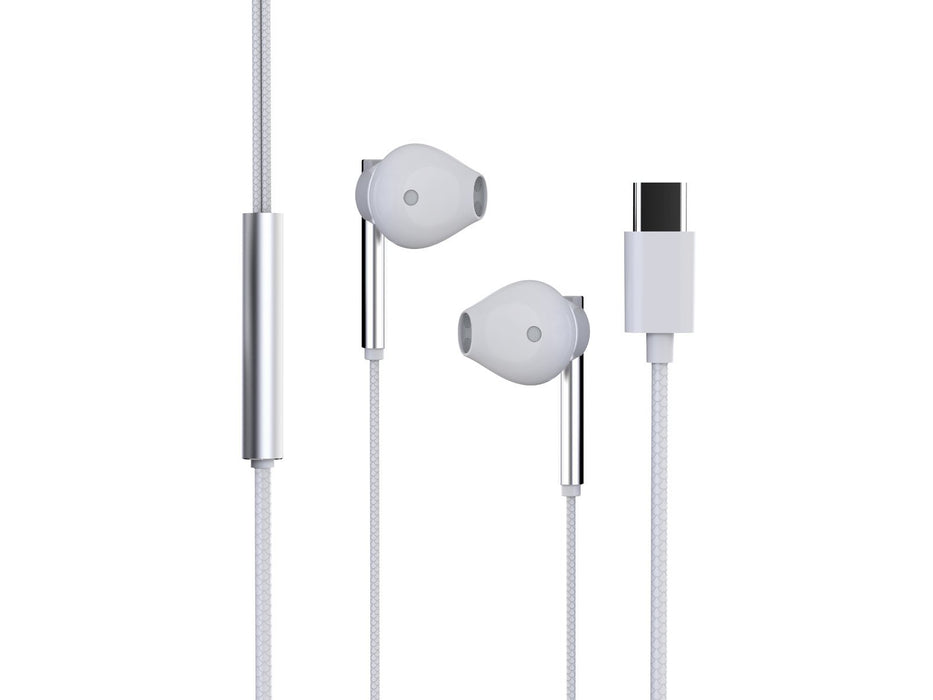 EAN 8011000027784 - Trevi HMP 700 C Auriculares Alámbrico Dentro de oído Llamadas/Música USB Tipo C Blanco imagen 3