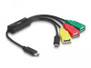 EAN 4043619642038 - DeLOCK 64203 cambiador de género para cable 3 x USB-A female + 1 x USB-C Multicolor imagen 1