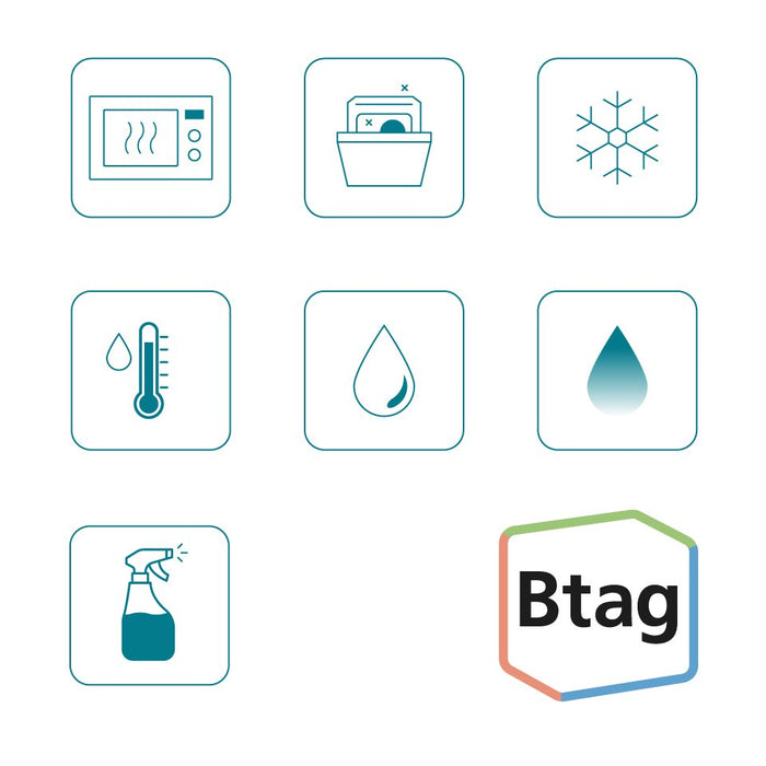 EAN 4977766835855 - Brother BTAG-233 cinta para impresora de etiquetas Azul sobre blanco imagen 2