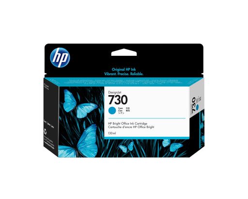 EAN 0190781726937 - HP 730 130-ml Cyan DesignJet Ink Cartridge cartucho de tinta 1 pieza(s) Original Rendimiento estándar imagen 1