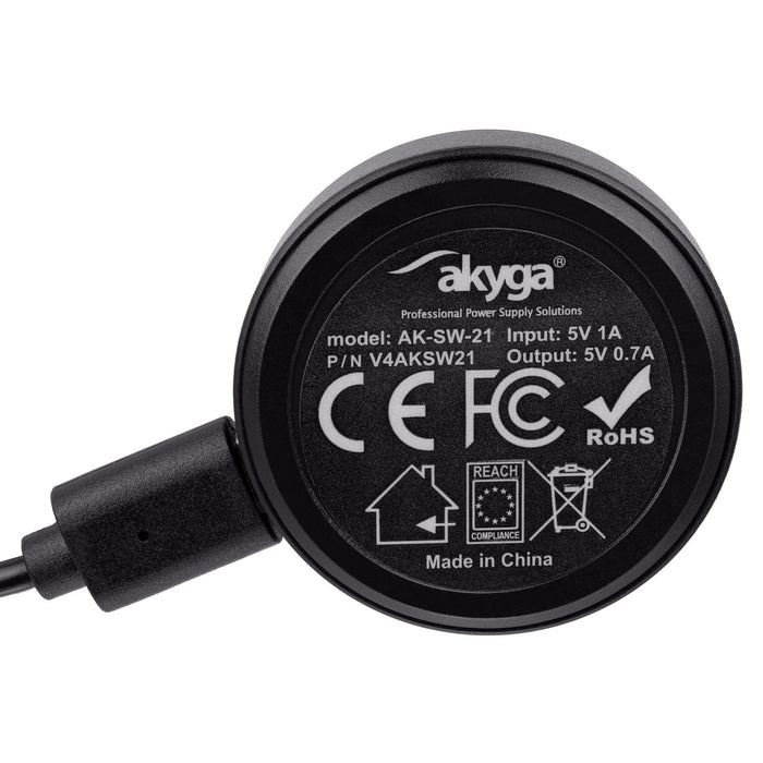 EAN 5901720136701 - Akyga AK-SW-21 cargador de dispositivo móvil Reloj inteligente Negro USB Interior imagen 3