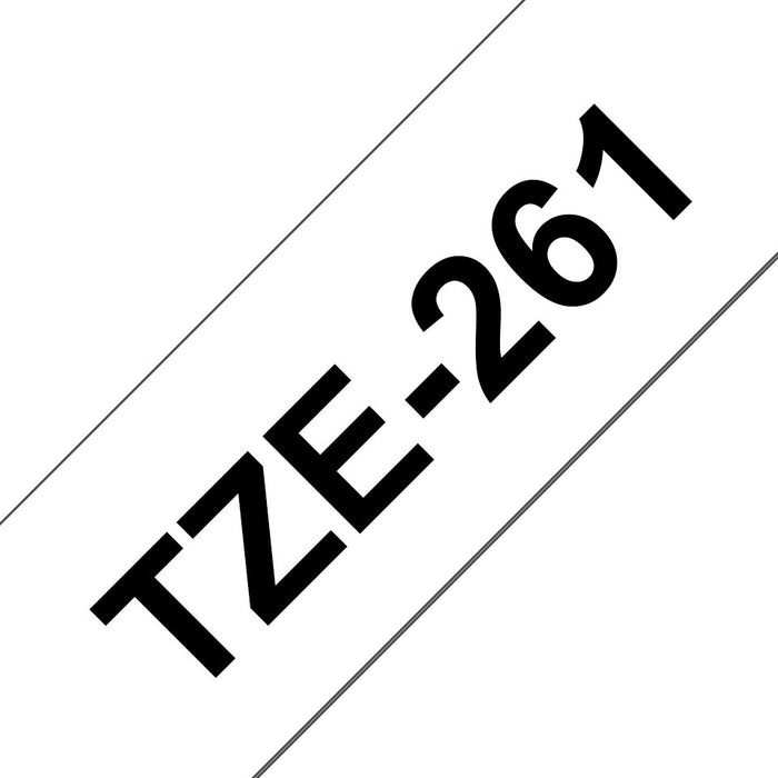 EAN 5704174889502 - Brother TZE-261 cinta para impresora de etiquetas Negro sobre blanco TZ imagen 1