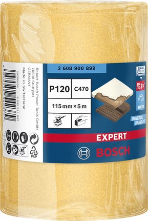 EAN 4059952542379 - Bosch Expert C470 Rollo abrasivo Grano fino P120 1 pieza(s) imagen 2