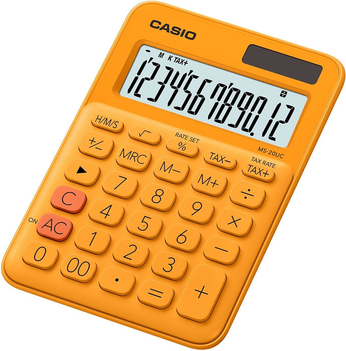 EAN 4549526612770 - Casio MS-20UC-RG calculadora Escritorio Calculadora básica Naranja imagen 1