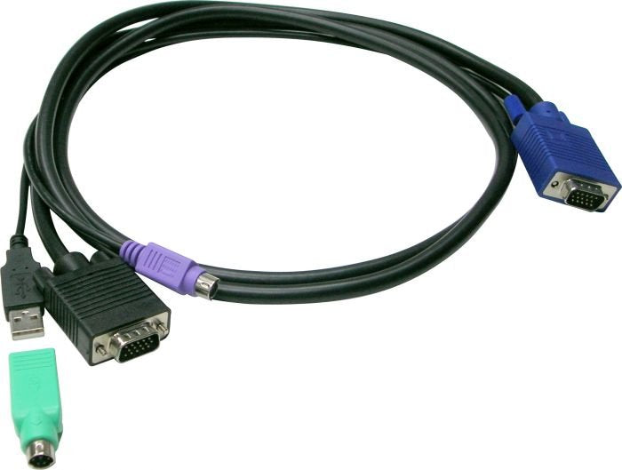 EAN 4015867229422 - LevelOne ACC-3203 cable para video, teclado y ratón (kvm) Negro 5 m imagen 1