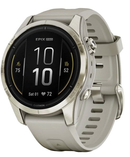 EAN 753759317973 - Garmin epix pro (Gen 2) 3,05 cm (1.2") AMOLED 42 mm Digital 390 x 390 Pixeles Pantalla táctil Oro, Luz met imagen 1