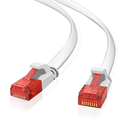 EAN 4005938630202 - Helos 263020 cable de red Rojo, Blanco 3 m Cat6 U/UTP (UTP) imagen 1
