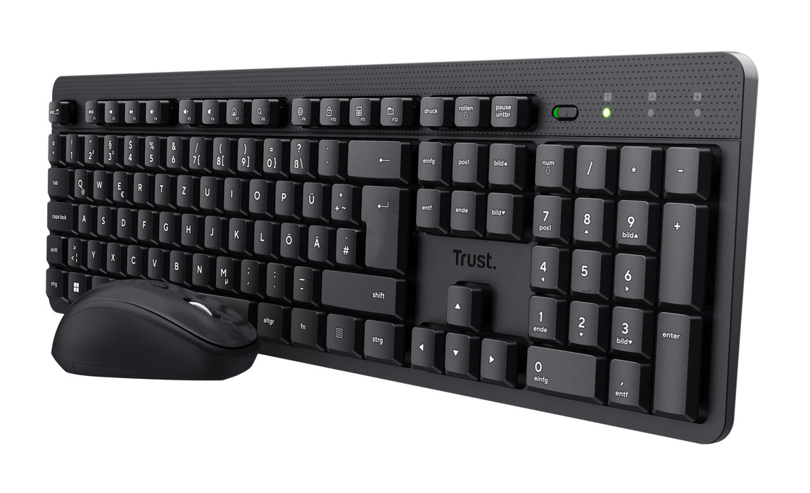 EAN 8713439253566 - Trust TKM-360 teclado Ratón incluido Oficina RF inalámbrico QWERTY Español Negro imagen 1