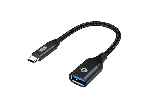 EAN 4015867236291 - Conceptronic ABBY18B cambiador de género para cable USB-C USB-A Negro imagen 1