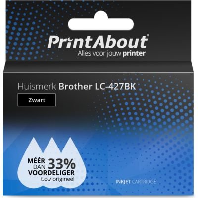 EAN 0616985792467 - PrintAbout LC-427BK cartucho de tinta Compatible Negro imagen 1