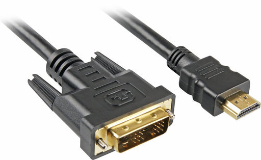 EAN 4044951009077 - Sharkoon 4044951009077 adaptador de cable de vídeo 5 m HDMI DVI-D Negro imagen 1