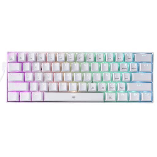 EAN 6950376772244 - REDRAGON K630W-RGB teclado Juego USB QWERTY Inglés Blanco imagen 1