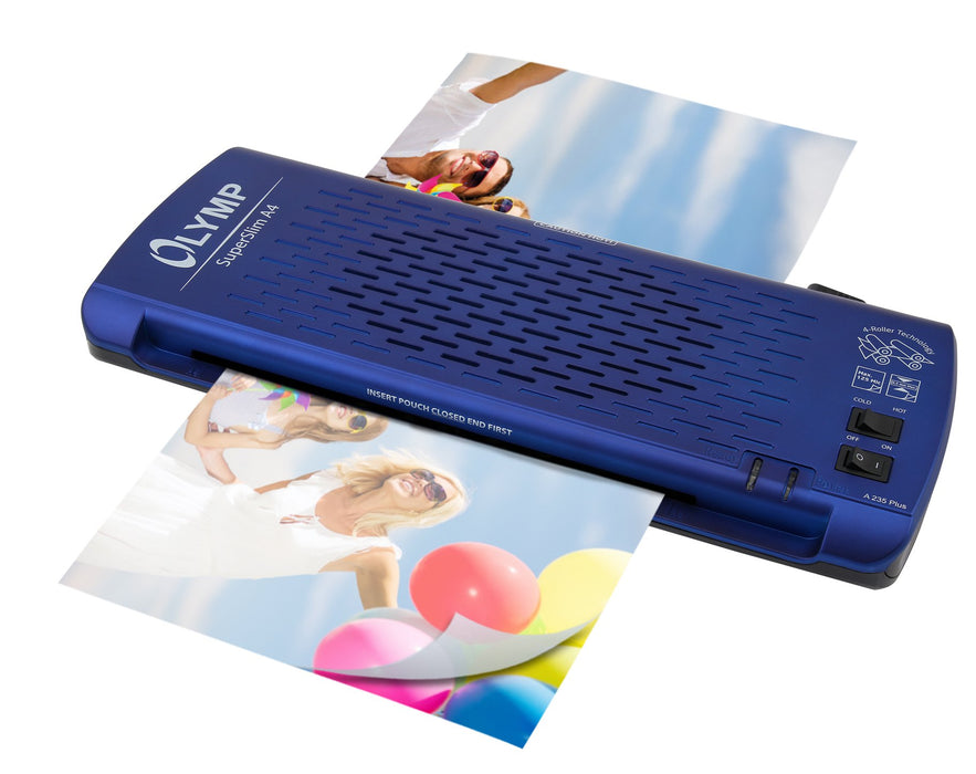 EAN 4030152031122 - Olympia A 235 PLUS Plastificadora en frío/caliente 380 mm/min Azul imagen 3