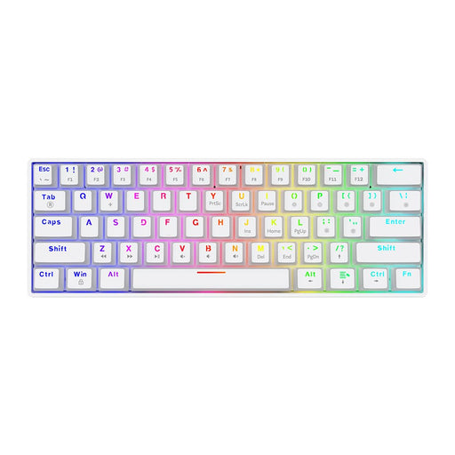 EAN 5901986049357 - Savio WHITEOUT X2 PEACH teclado Juego USB QWERTY Inglés internacional Blanco imagen 2