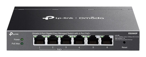 EAN 1210002600644 - TP-Link Omada ES206GP switch Gestionado Gigabit Ethernet (10/100/1000) Energía sobre Ethernet (PoE) Negro imagen 1