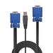 EAN 4002888321860 - Lindy 32186 cable para video, teclado y ratón (kvm) Negro, Azul 2 m imagen 2