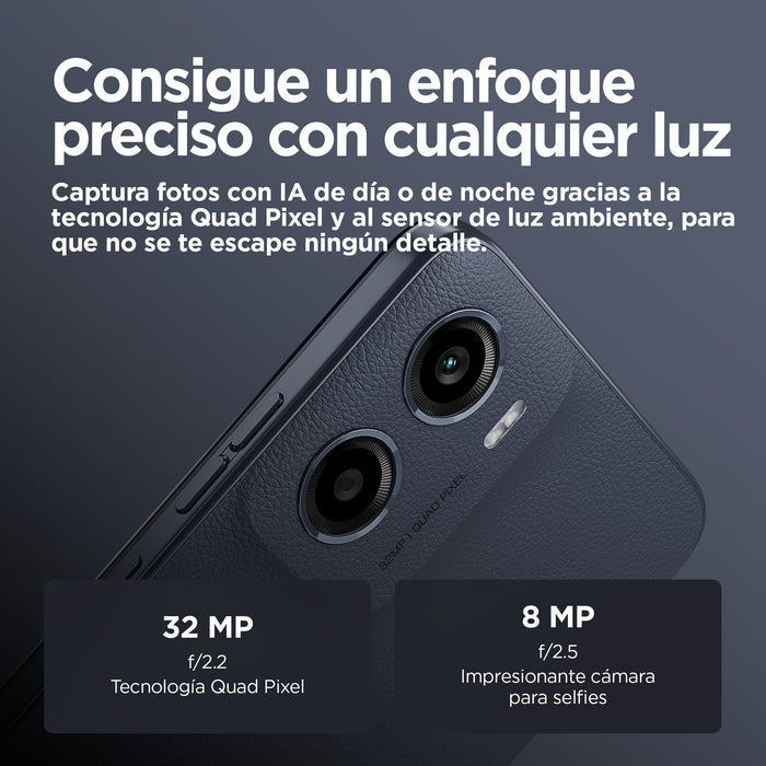 EAN 840023295997 - Motorola moto e15 16,9 cm (6.67") SIM doble Android 14 Go edition 4G USB Tipo C 2 GB 64 GB 5200 mAh Azul imagen 7