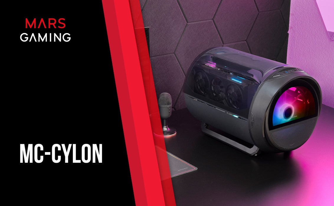 EAN 8435693111573 - Mars Gaming MC-CYLON Mini Tower Negro imagen 9