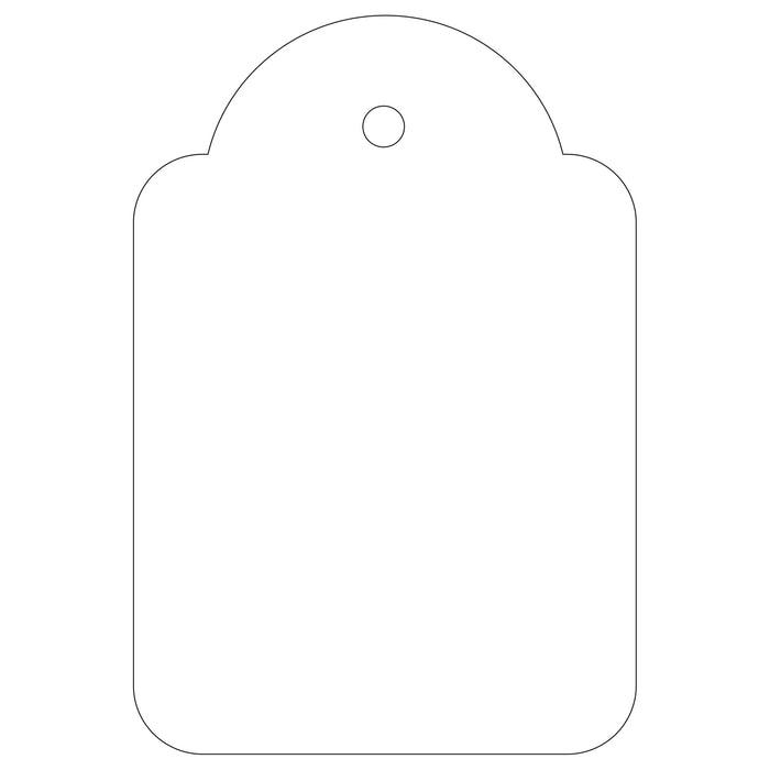 EAN 8410782003922 - APLI 00392 etiqueta sin adhesivo 500 pieza(s) Blanco Rectángulo imagen 2