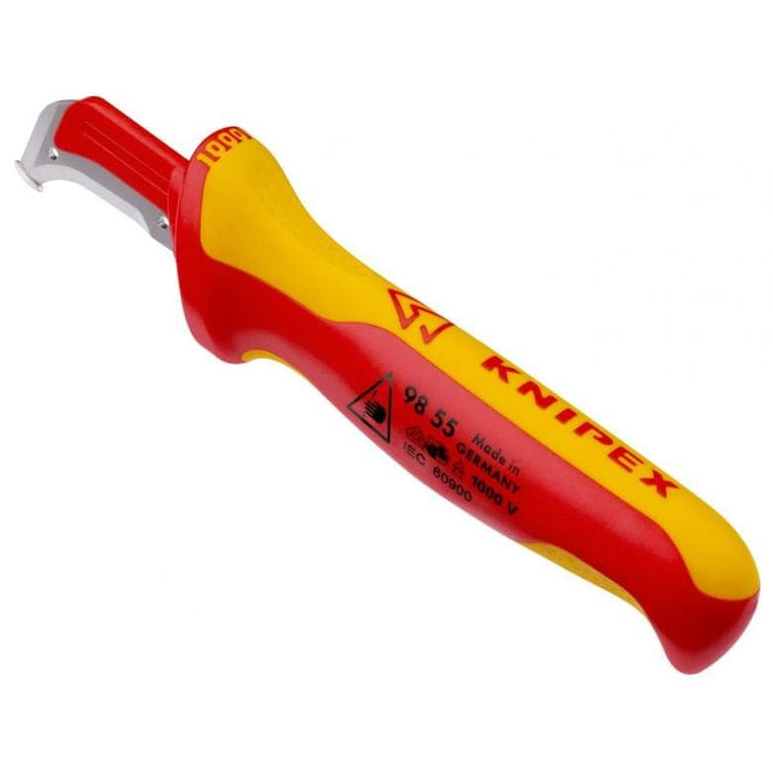 EAN 4003773030294 - Knipex 98 55 SB cúter Rojo, Amarillo Cuchillo de hoja fija imagen 2