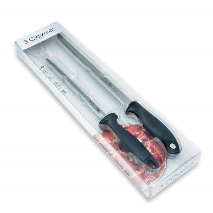 EAN 8410990017216 - 3 Claveles 01721 Acero inoxidable 2 pieza(s) Cuchillo para rebanar imagen 1