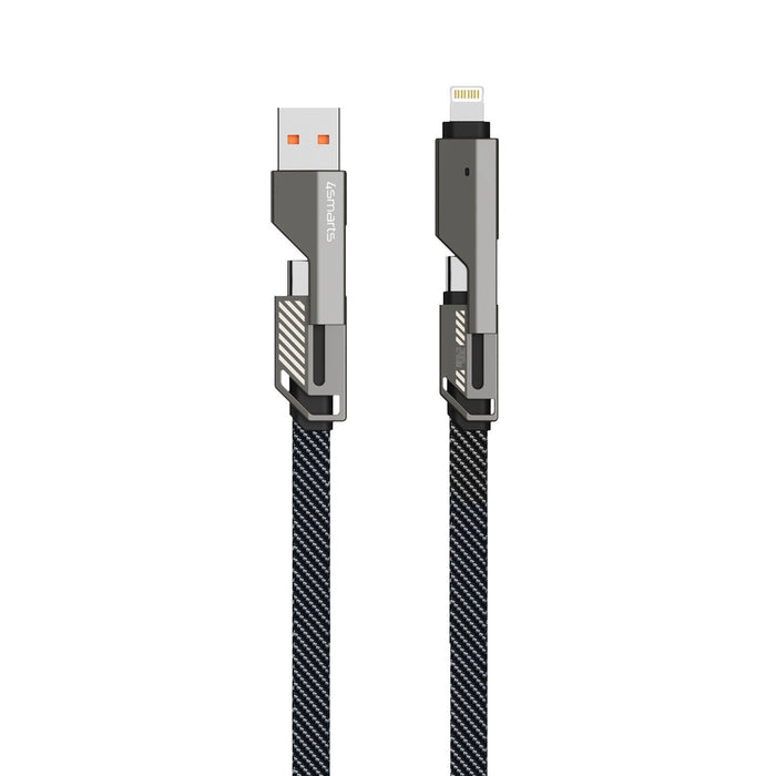 EAN 4252011911363 - 4smarts 541456 cable USB 1,5 m USB A/USB C USB C/Lightning Grafito imagen 4