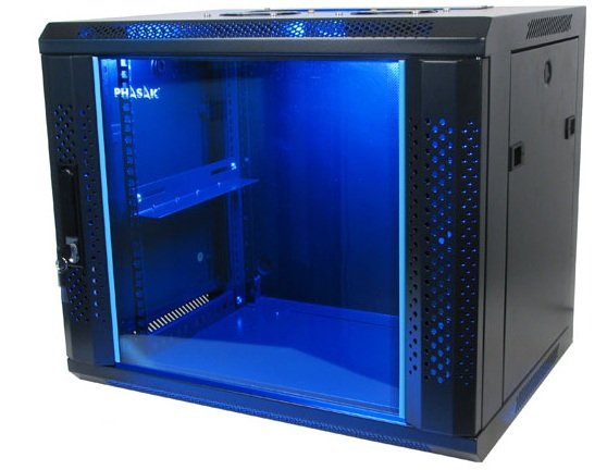 EAN 5605922000586 - Phasak PHP 2115 armario rack 15U Bastidor de pared Negro imagen 2