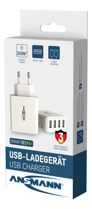 EAN 4013674176694 - Ansmann HC430 Universal Blanco Corriente alterna Interior imagen 9