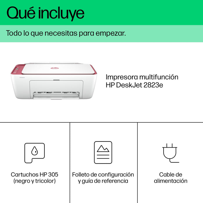 EAN 0196337820500 - HP DeskJet 2823e All-in-One Printer Inyección de tinta térmica A4 4800 x 1200 DPI 7,5 ppm Wifi imagen 6