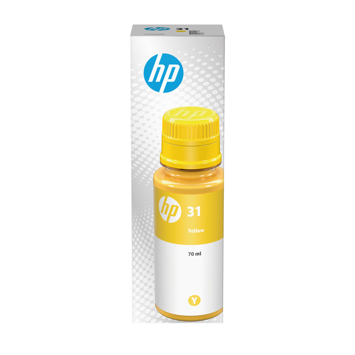 EAN 0191628349500 - HP 31 70ml Yellow Original Bottled Ink Cartridge for Smart TankSeries Printers imagen 1