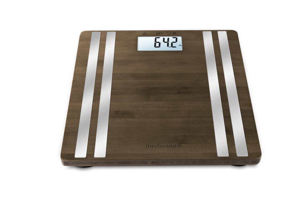 EAN 4015588405525 - Medisana BS 552 Rectángulo Bamboo, Plata Báscula personal electrónica imagen 3