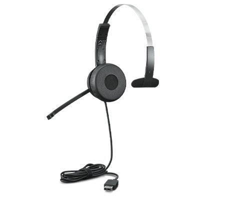 EAN 0195348460774 - Lenovo 100 Mono Auriculares Alámbrico Diadema Oficina/Centro de llamadas USB tipo A Negro imagen 1