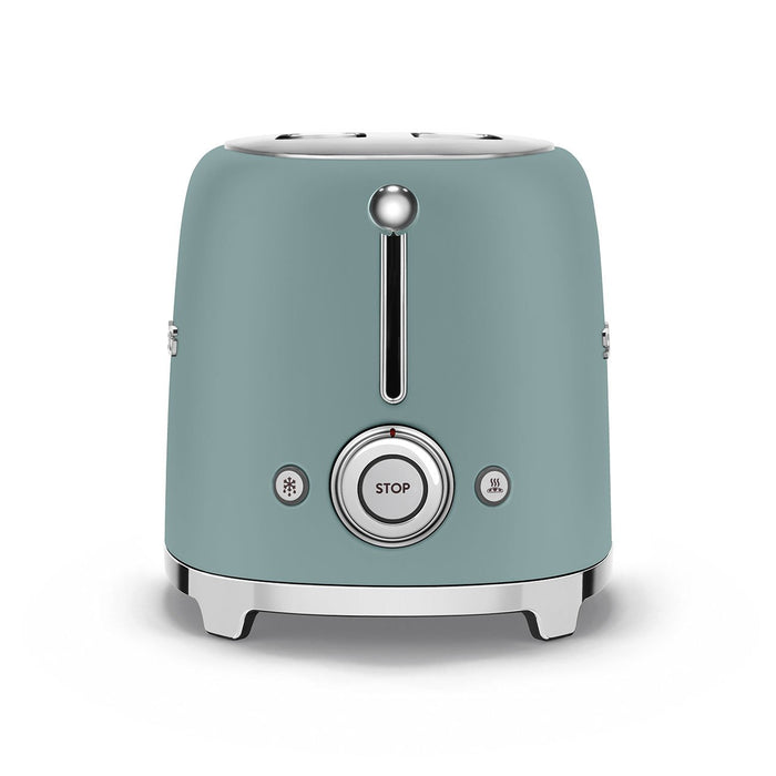 EAN 8017709329662 - Smeg TSF01EGMEU tostadora 6 2 rebanada(s) 950 W Cromo, Verde imagen 4