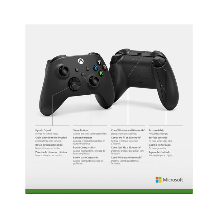 EAN 0889842611595 - Microsoft Xbox Wireless Controller Black Negro Bluetooth/USB Gamepad Analógico/Digital Xbox One, Xbox One imagen 5