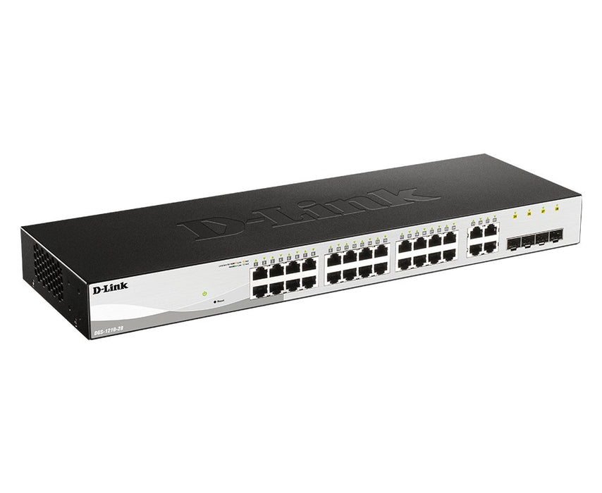 EAN 0790069372971 - D-Link DGS-1210-28 switch Gestionado L2 Gigabit Ethernet (10/100/1000) 1U Negro imagen 3