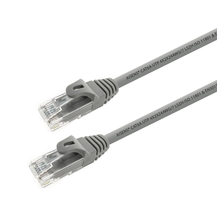 EAN 8436574703771 - AISENS A145-0324 cable de red Gris 0,25 m Cat6a U/UTP (UTP) imagen 1