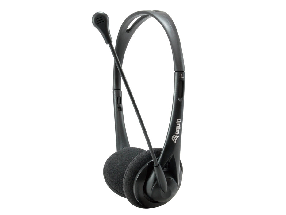 EAN 4015867223116 - Equip Chat Headset Auriculares Alámbrico Diadema Llamadas/Música Negro imagen 1