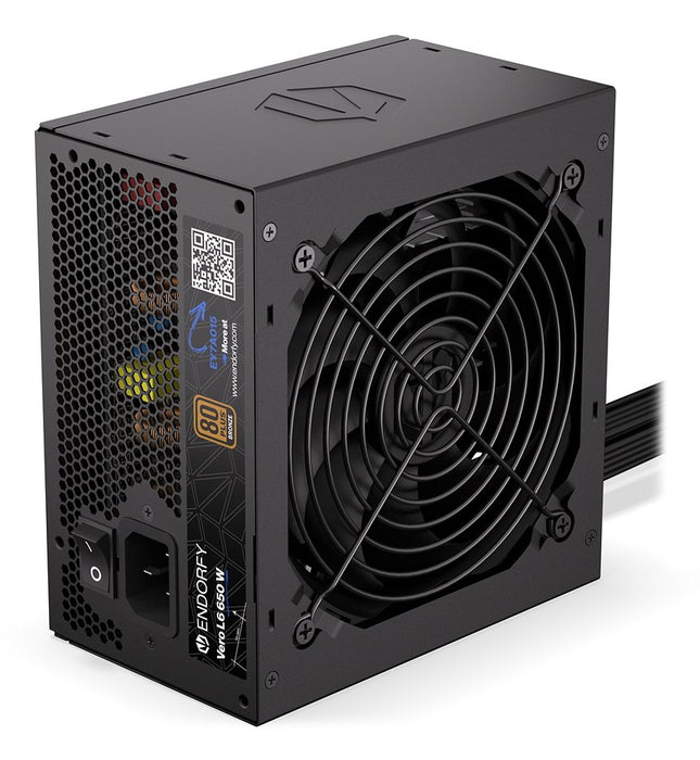 EAN 5903018668918 - ENDORFY Vero L6 unidad de fuente de alimentación 650 W 24-pin ATX ATX Negro imagen 1