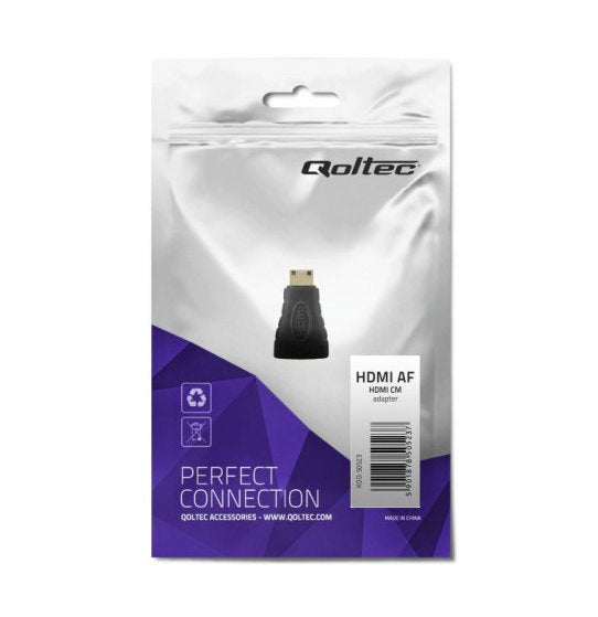 EAN 5901878505237 - Qoltec HDMI A / Mini HDMI C cable HDMI HDMI tipo A (Estándar) HDMI Type C (Mini) Negro imagen 4