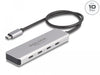 EAN 4043619642311 - DeLOCK 64231 hub de interfaz USB Tipo C 10000 Mbit/s Gris imagen 2