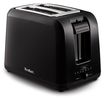 EAN 3016661156601 - Tefal TT1A18 7 2 rebanada(s) 800 W Negro, Acero inoxidable imagen 1