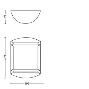 EAN 8718696150559 - Philips Jardín y exterior 1732030P3 Aplique de pared para exterior Bombilla(s) no reemplazable(s) LED F imagen 3
