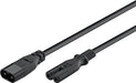 EAN 4040849972010 - Goobay 97201 cable de transmisión Negro, Indigo 2 m C8 acoplador C7 acoplador imagen 2