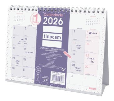 EAN 8422952407188 - Finocam 787022726 calendario Mesa imagen 1