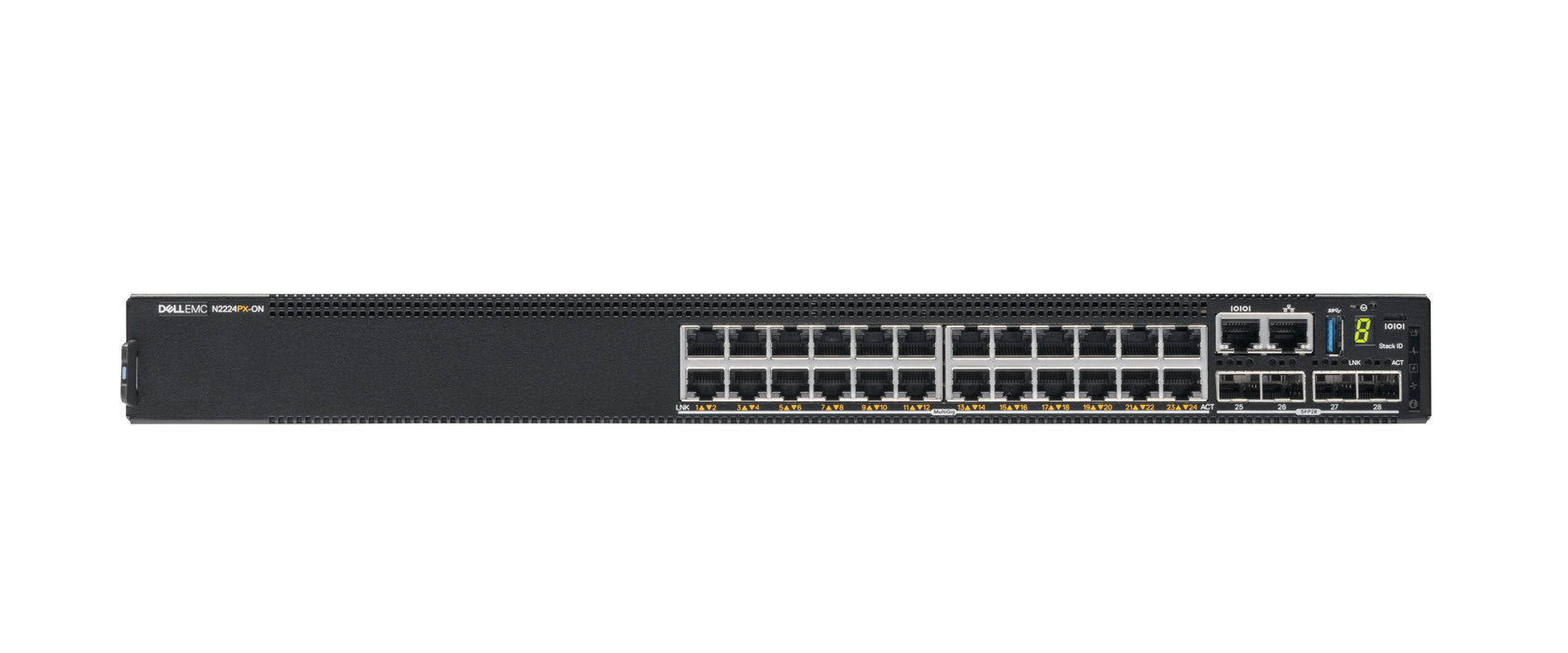 EAN 5397184224557 - DELL N2224PX-ON Gestionado L3 Gigabit Ethernet (10/100/1000) Energía sobre Ethernet (PoE) 1U Negro imagen 1