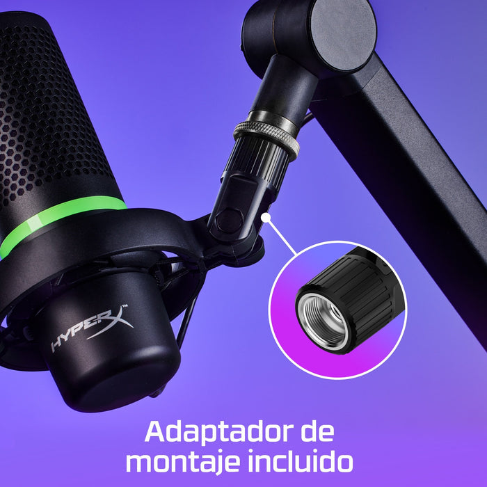 EAN 0196188046449 - HyperX DuoCast - USB Microphone (Black) - RGB Lighting Micrófono para videoconsola imagen 9