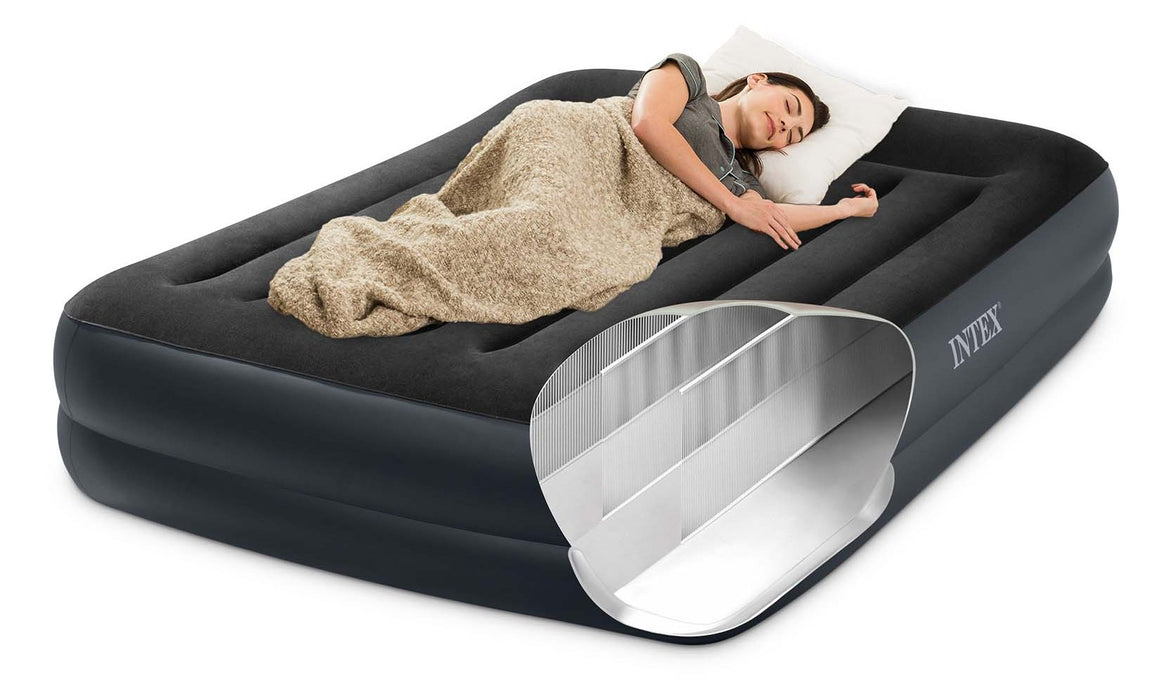 EAN 6941057422862 - Intex 64124ND colchón hinchable Colchón doble Azul oscuro Unisex imagen 6