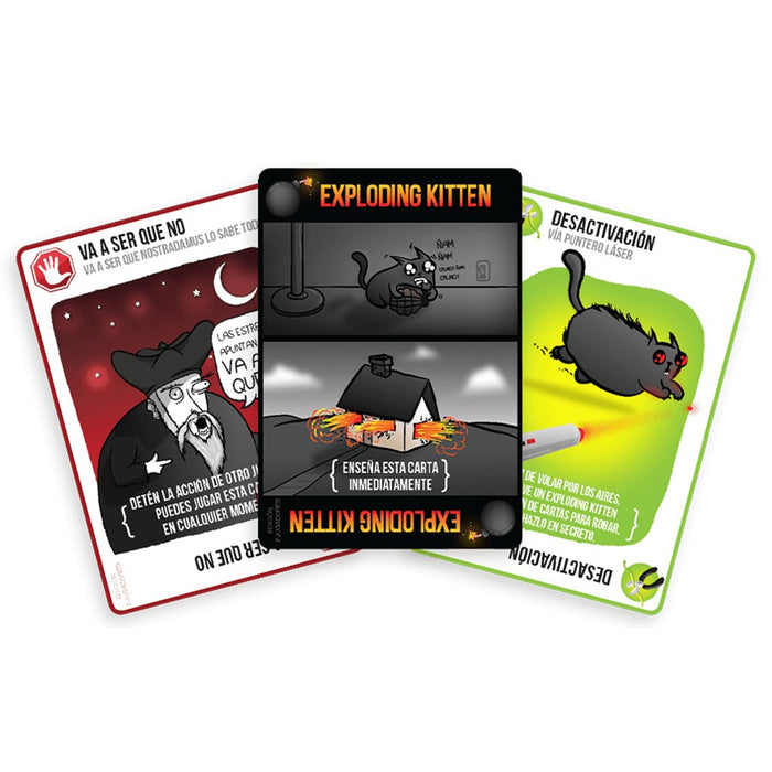 EAN 0810083041827 - Asmodee Exploding Kittens EKIEK09ES juego de tablero Exploding Kittens Edición 2 Jugadores 10 min Juego D imagen 3