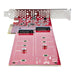EAN 65030895620 - StarTech.com DUAL-M2-PCIE-CARD-B tarjeta y adaptador de interfaz Interno imagen 4