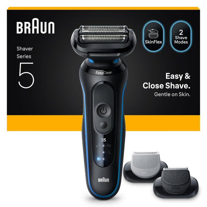 EAN 8700216645249 - Braun Series 5 52-B1650S afeitadora Máquina de afeitar de láminas Recortadora Azul imagen 3